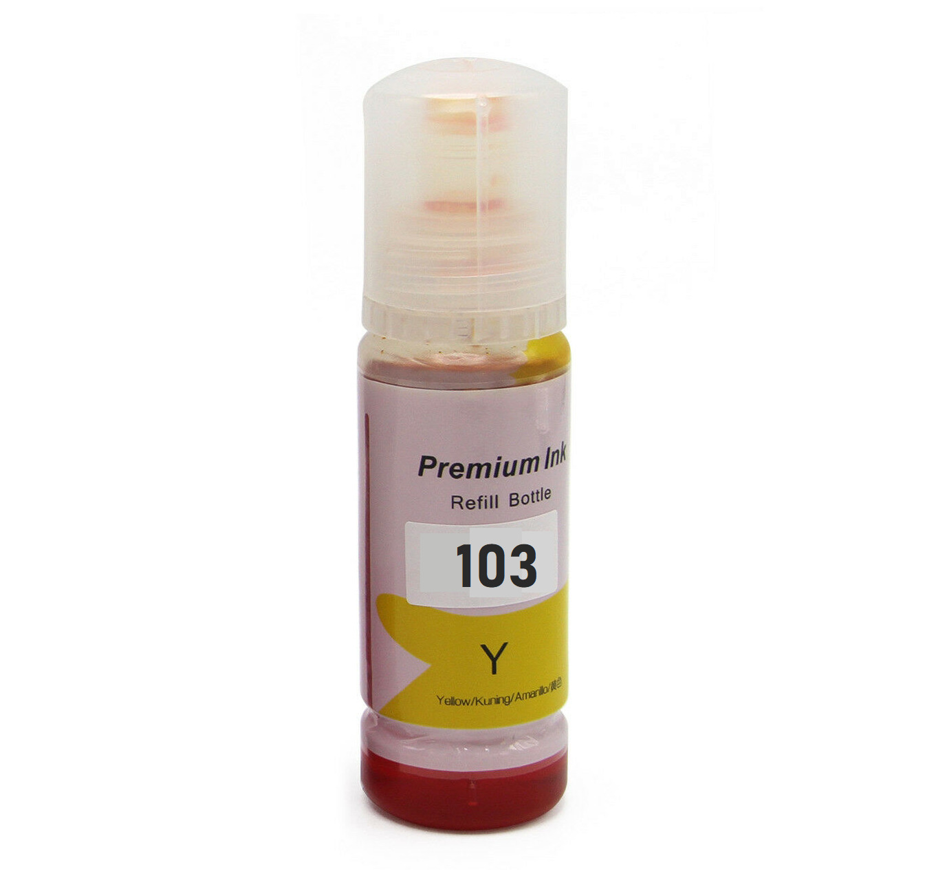 Epson 103 Yellow Generic Ink Bottle Epson 103 Yellow Generic Ink Bottle