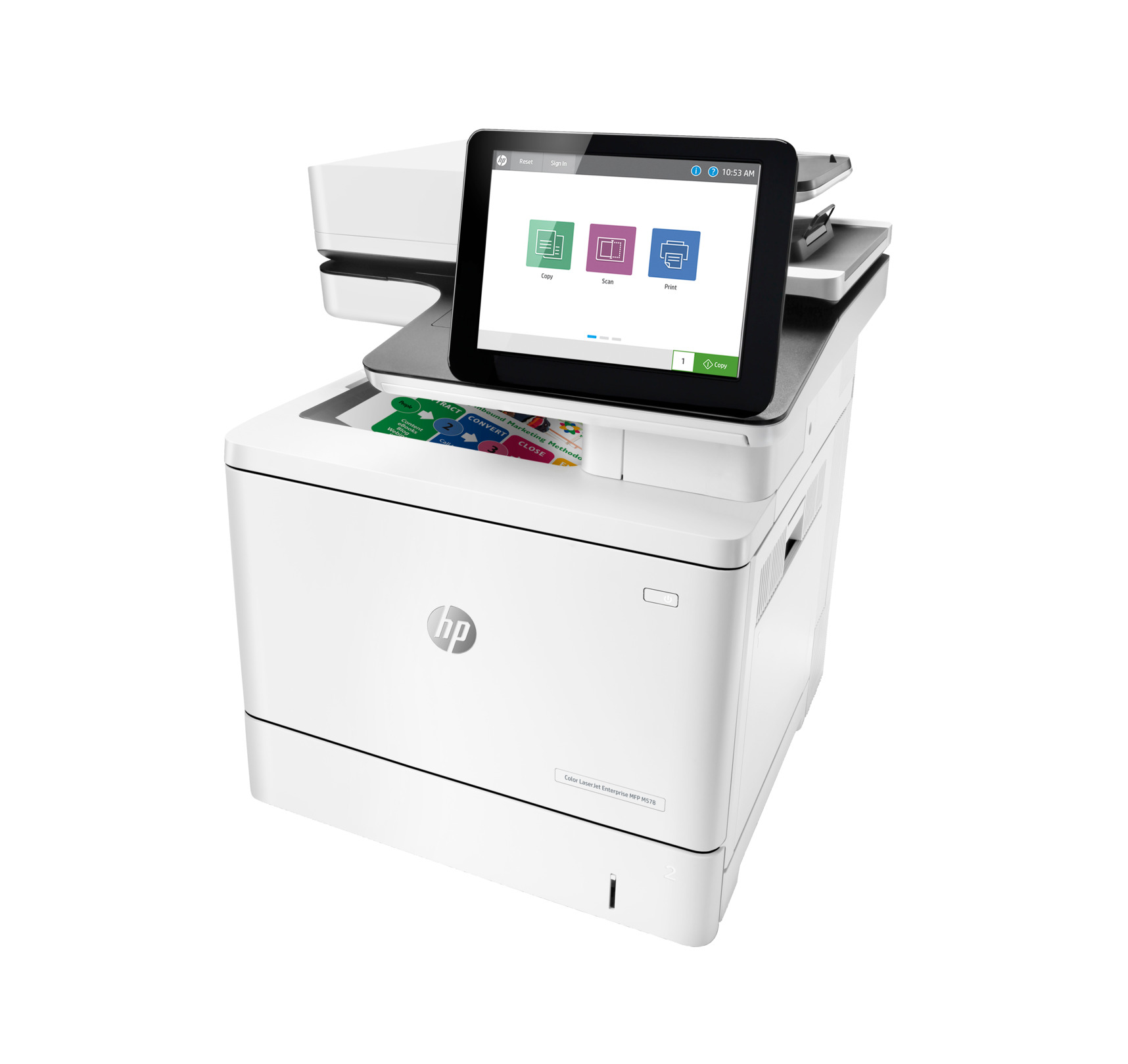 HP M578dn Color LaserJet Refurbished MFP Printer HP M578dn Color LaserJet Refurbished MFP Printer
