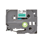 Brother TZE-741 Compatible Label Tape (Black on Green)