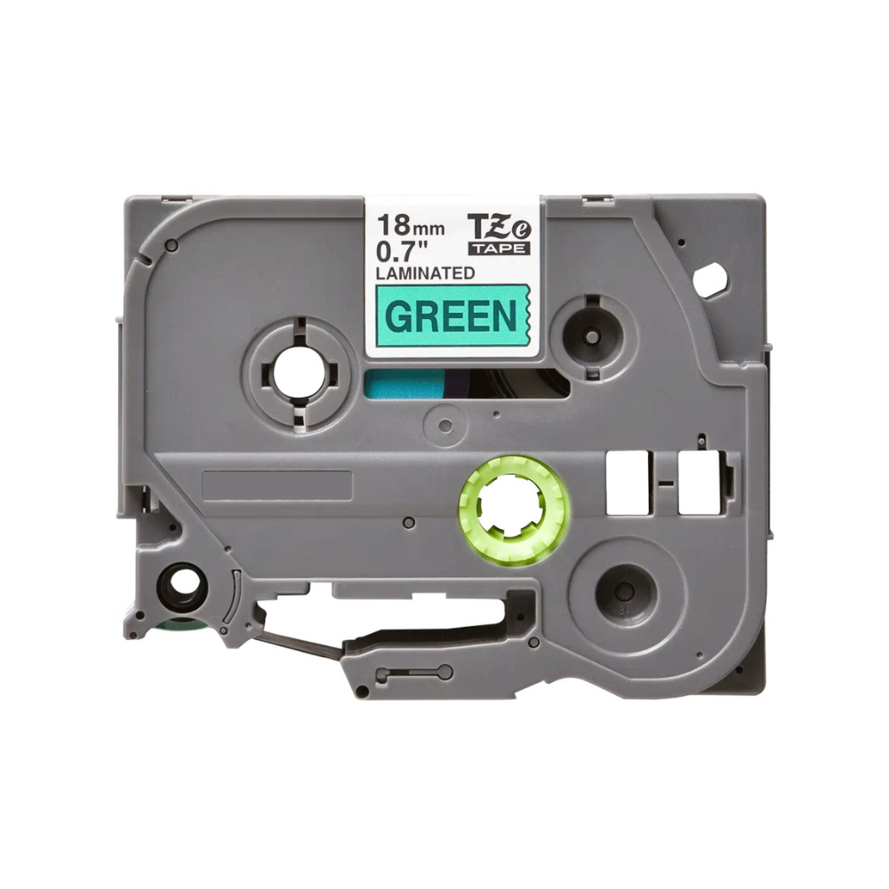 Brother TZE-741 Compatible Label Tape (Black on Green) Brother TZE-741 Compatible Label Tape (Black on Green)