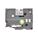 Brother TZE-141 Compatible Label Tape (Black on Clear)