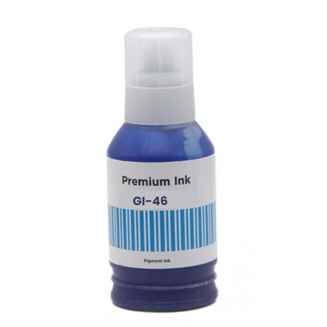 Canon GI-46 Cyan Generic Ink Bottle Canon GI-46 Cyan Generic Ink Bottle
