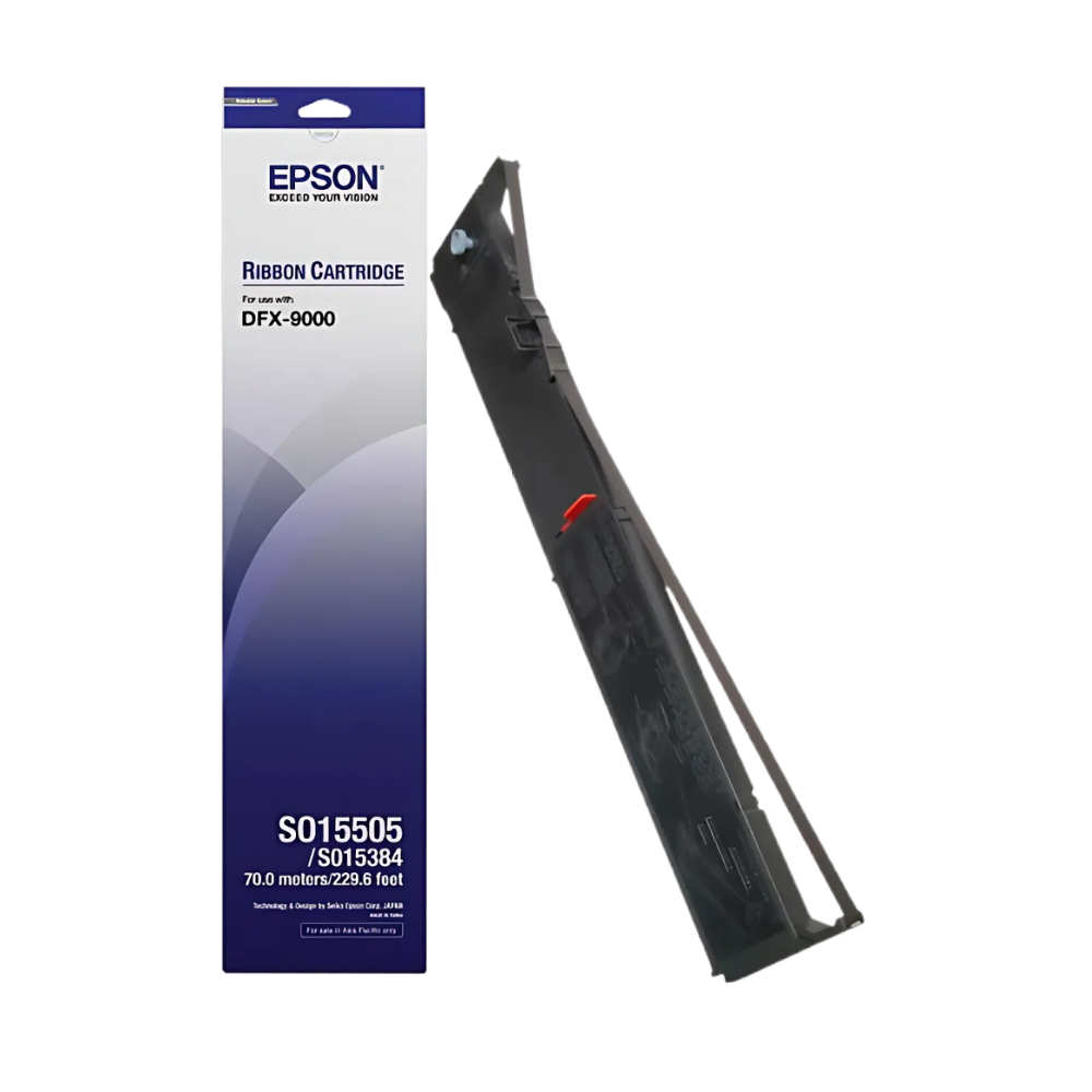 Epson S015384 Black Nylon Original Ribbon Cartridge Epson S015384 Black Nylon Original Ribbon Cartridge