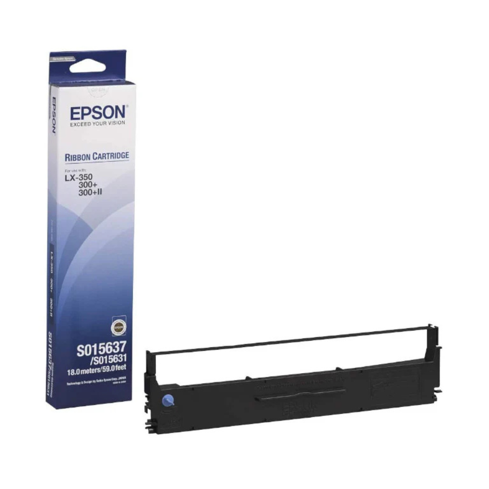 Epson S015637 Black Ribbon Cartridge Epson S015637 Black Ribbon Cartridge