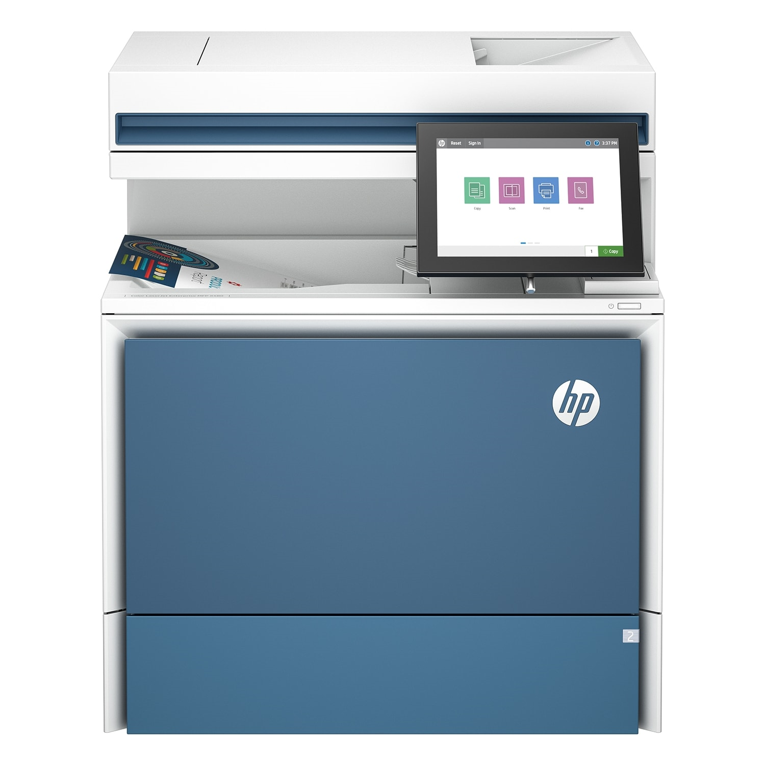 HP X58045dn Colour LaserJet Managed MFP Printer - Toner Corporation