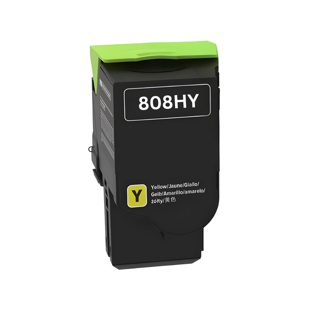 Lexmark 808H Yellow Generic Toner Cartridge Lexmark 808H Yellow Generic Toner Cartridge
