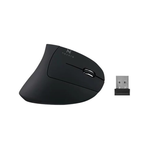 Novaro Rechargeable Ergonomic Vertical Mouse (NOVKBM004) Novaro Rechargeable Ergonomic Vertical Mouse (NOVKBM004)